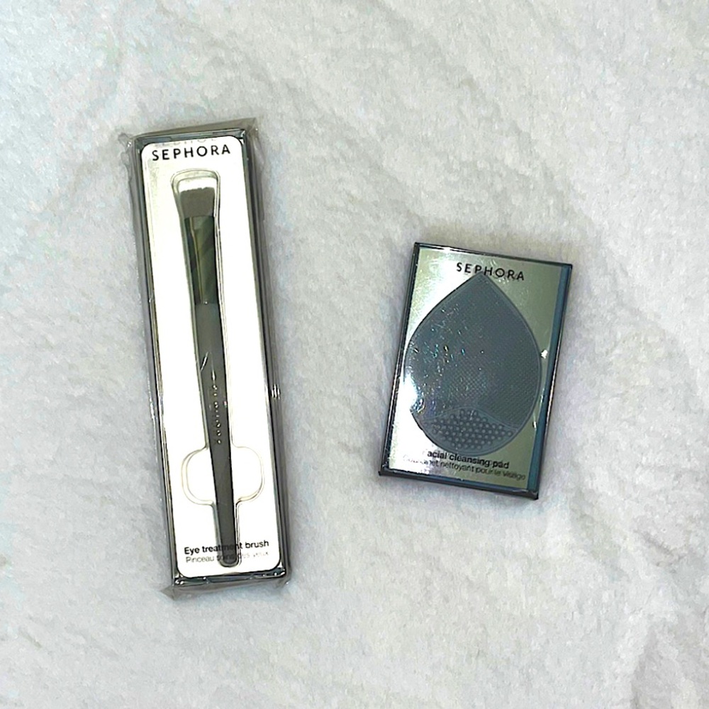 🆕 NIB Sephora Collection Set - Includes Treatment Brush & Facial Cleansing Pad